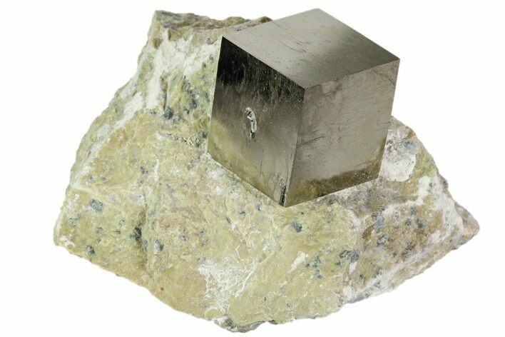 Pyrite Cube In Rock - Navajun, Spain #105400